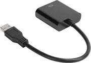 USB to VGA Adapter,USB 2.0/3.0 to VGA Adapter, 5.0 Gbps 1920x1080 Video Converter, Plug and Play, Suitable for Windows 7/8/10,