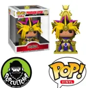 Yu-Gi-Oh! - Pharaoh Atem on Throne Metallic Deluxe Pop! Vinyl Figure "New"