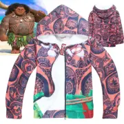 MOANA Maui boys Winter warm jacket coat hoodie jackets double layer size 5-10 AU