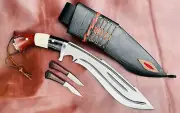 11 inches ganjawal joined kukri-handmade Gurkha kukri knife-knives from Nepal