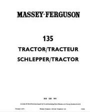 Massey Ferguson 135 Dealers Parts Manual Get it Today