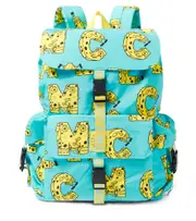 [Stella McCartney Kids] Stella McCartney Kids x Spongebob printed canvas backpack One Size blue