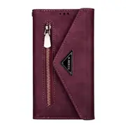 Messenger Bag W/Two Ropes Multifunction Wallet Case For Huawei P40 Case Cover