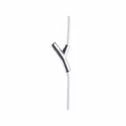 Depot4Design Wardrobe, Hanging Rope Wardrobe White 4 Hooks Matt Chrome Plated