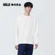 男棉混天竺圓領長袖T恤【MUJI 無印良品】