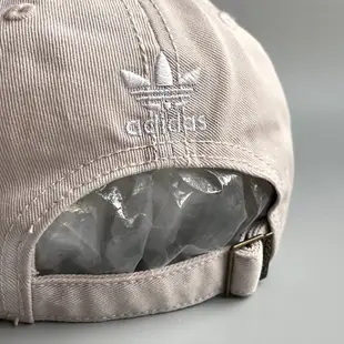 美國百分百【全新真品】adidas 愛迪達 帽子 老帽 配件 棒球帽遮陽帽 三葉草 logo 小頭 粉紅/酒紅 AE98