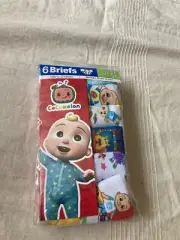 Cocomelon briefs 2T/3T. 6 Pack New!
