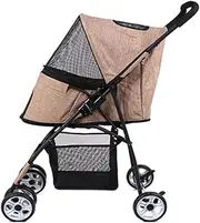 Pet Stroller Pet Stroller Folding Trial Trolley Outdoor Pet Stroller Small Lightweight Pet Stroller Four-Wheel Pet Stroller Small Pet Stroller(K)