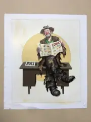 Donald Rust Signed & Numbered - Original Oil Painting 20" x 24" Emmett Kelly