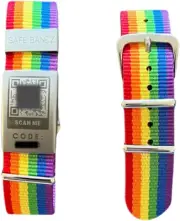 : Waterproof Reflective Wristband for Worry-Free Adventures - Connect with Confi