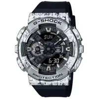 在飛比找momo購物網優惠-【CASIO 卡西歐】G-SHOCK 油漬搖滾 頹廢風格潮流