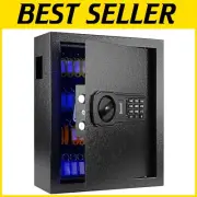 Electronic Key Safe with 83 Hooks and Emergency Power Supply - Modern Security