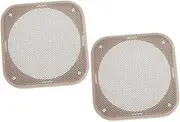 2 Pcs Speaker Grills for Vehicle Audio Durable Mesh Cover Protective Guard for Car Speakers Decorative Audio Accessory for Trucks and