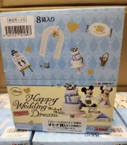 Re-Ment Miniatures Disney Mickey Minnie Mouse Happy Wedding Dream Full set RARE