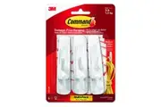 3M Command Hooks Medium 6-Pack White 17001-VP GNS-17566