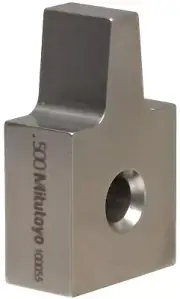 Mitutoyo 619052 Plain Jaw For Square Gage Gauge Block 0.5" 1/2" Length