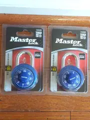 Lot of 2 Master Lock 1528D Combination Lock Anti-Shim Size 3 New