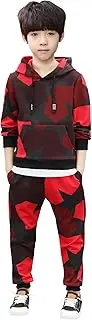 [Amur Leopard] Children's Jogging Suit Boys Tracksuit Sports Suit Leisure Suit Sweat Jacket & Sweatpants 2-Piece