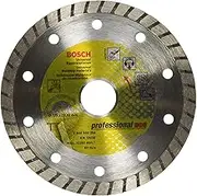 Bosch Accessories Standard for Universal Turbo Diamond Cutting Disc (for Concrete, Masonry, Ø 125mm x 22.23mm x 2mm x 10mm, Accessories Angle Grinder)