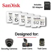 SanDisk High Endurance Micro SD Memory Card 32GB 64GB 128GB 256GB V30 C10 CCTV