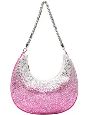 [NINA] Allie Bag in Ultra Pink Ombre Crystal