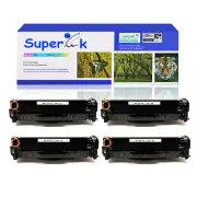 4PK CE411A Cyan Toner 305A LaserJet Enterprise 400 color M451nw M451dn For HP