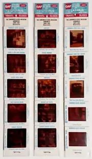 The Sandwich Glass Museum, Cape Cod, MA GAF Color Travel Slides Lot, 15 Slides