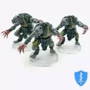 Gnoll Fang of Yeenoghu x3 - Snowbound #19 D&D Icons Realms Miniature