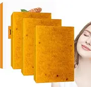 AgiceaSoap, Agicea Turmeric & Kojic Acid Brightening Soap, All Natural Turmeric Soap Bar, Lemon Turmeric Kojic Acid Soap for All Skin Types (3)