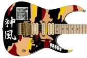 Guitar Skin Axe Wrap Re-skin Bass Reface Electric Kamikaze 1 Lynch Mob 596