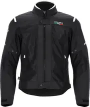 Acerbis Ruby, textile jacket waterproof , color: Black/White , size: S