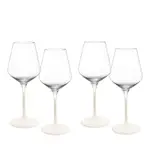 Villeroy & Boch Manufacture Rock Blanc White Wine Glasses, Set of 4