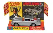 Corgi RT26101S James Bond Aston Martin DB5, Silver 1:46 Working Ejector Seat