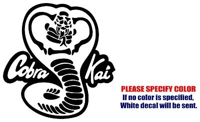 COBRA KAI KARATE KID Graphic Die Cut decal sticker Car Truck Boat Window 22"