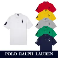 在飛比找momo購物網優惠-【RALPH LAUREN】RL POLO 年度爆刺繡大馬短