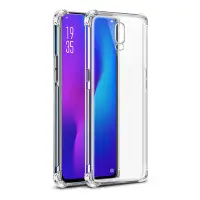 在飛比找Yahoo奇摩購物中心優惠-OPPO R17 透明加厚四角防摔氣囊手機保護殼 R17手機