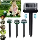 Ultrasonic Solar Power Repellent Repeller Snake Animal Repeller Outdoor