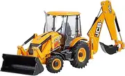 Britains JCB 3CX SiteMaster Plus Digger Loader - Diecast Construction Toy Tractor - Britains Farm Toys 1 32 Scale - Metal & Plastic Toy for Tractors - Collector's Model Tractors for Children from 3