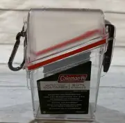 NWT Small Coleman Watertight Container w/ Sidelock & Carabiner Phone Keys Tub30