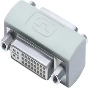 DTECH DVI Coupler Female to Female DVI-I to DVI-I Adapter to Extend Monitor Cable Compatible with PC Desktop Computer Monitor