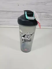 Marvel Gray Thor 28 Oz Bottle with Blender Ball & Teal Loop