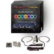 RGB Angel Eye LED Halo kit with IR Remote for 09-19 Nissan Frontier Headlights (for: Nissan)