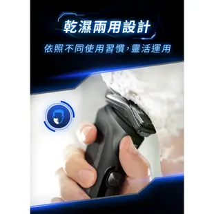 【PHILIPS 飛利浦】S5898/17 全新智能多動向三刀頭電動刮鬍刀│電鬍刀│贈超值好禮