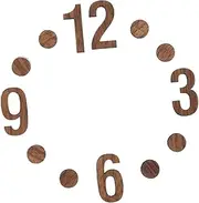 BESPORTBLE 1 Set Clock Numbers Kit DIY Digital Wall Clock Numerals Replacement Parts