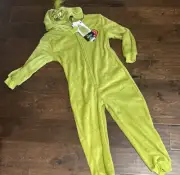 Grinch Kids Unisex sz 8 union Suit Christmas New Green