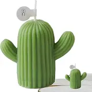 Handmade Cactus Candles For Home, Scented Aroma Candle For Relaxation, Decorative Cactus Candle For Home Decor, Perfect For Aromatherapy In Living Room, Bedroom, Or Office Spaces
