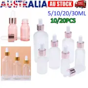 10-30ML Essential Oils Diffuser Reagent Bottle Eye Pipette Glass Liquid Dropper