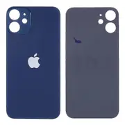 For iPhone 12 Battery Housing Cover Repair Part (Camera Lens Ring Hole Standard Version) Blue iPhone 12 6.1 inch
