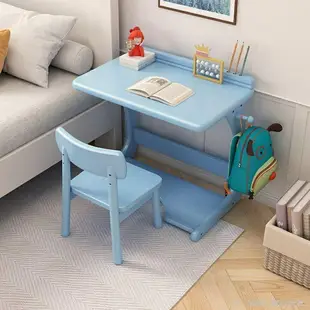 【免運】環保材質 實木兒童學習桌 兒童書桌 椅套裝小孩桌子組合早教書桌家用寶寶寫字桌幼兒桌