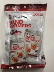 1 Bag Yaktrax 10 Pairs 8 Hours Pure Heat Hand Warmers Safe Natural Air Activated